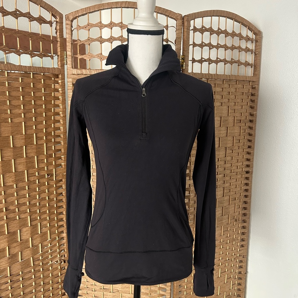 Lululemon Black Quarter-Zip Pullover